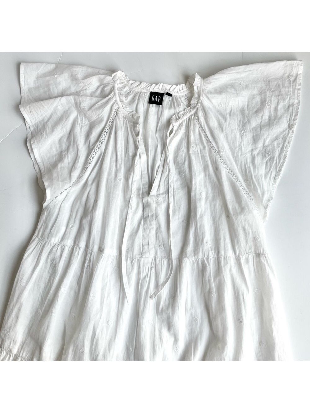Gap Flutter Sleeve Mini Dress - Picture 6 of 11
